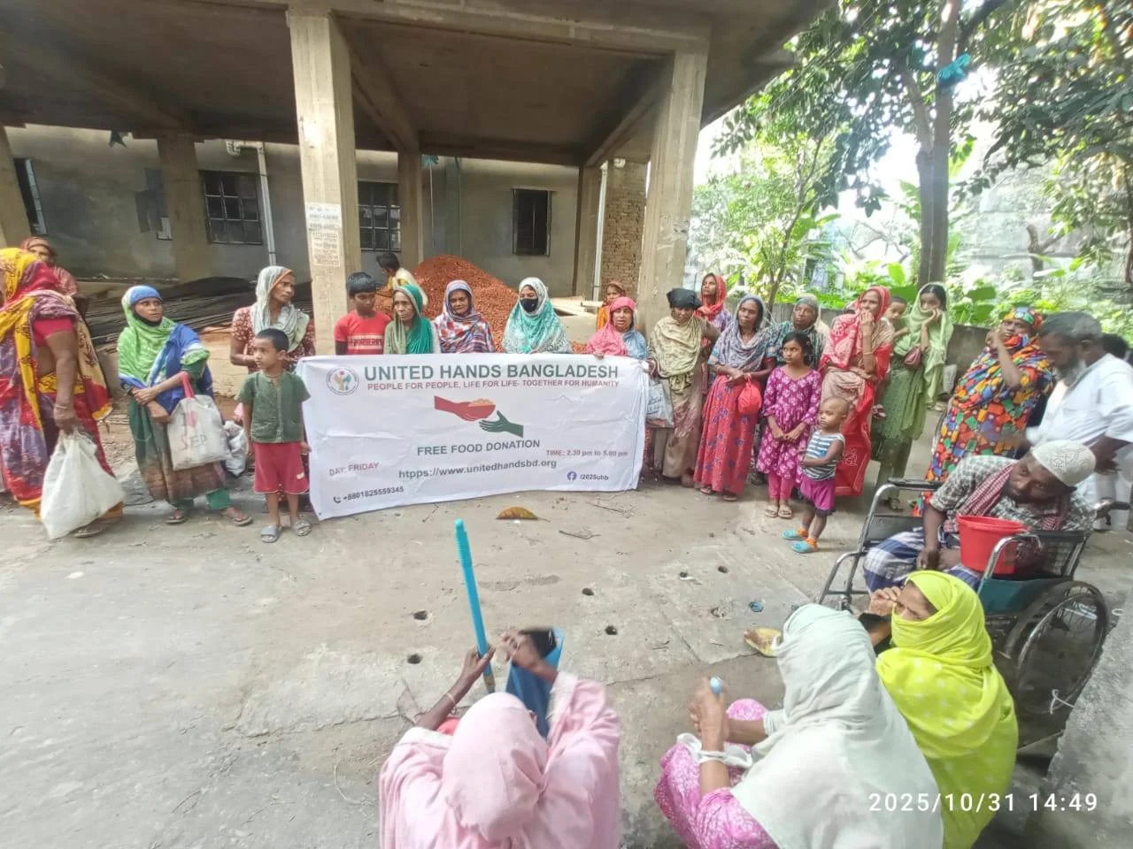 Inclusive community event with disability support